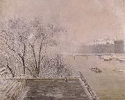 Camille Pissarro, The Louvre under snow